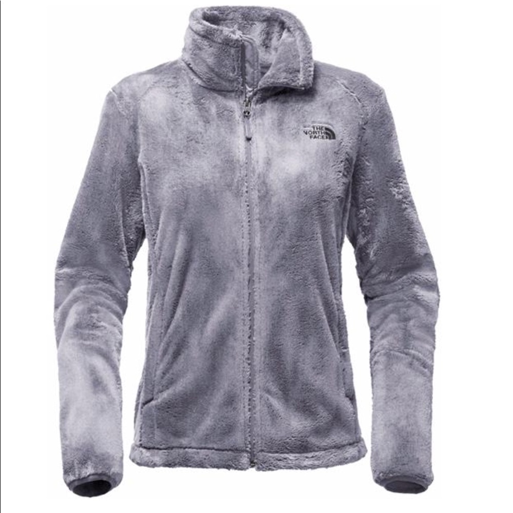 North face fuzzy jacket (NWT!) greyish purple -Sm